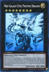 Neo Galaxy-Eyes Photon Dragon (Ghost Rare) - Galactic Overlord YuGiOh trading card