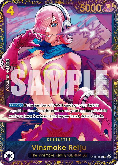 Vinsmoke Reiju (Treasure Cup 2024) - One Piece Promotion Cards One Piece trading card