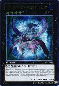 Number 32: Shark Drake (UTR) - Galactic Overlord YuGiOh trading card