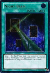 Night Beam (UTR) - Galactic Overlord (GAOV) #GAOV-EN055 - Ultimate Rare YuGiOh Trading Card