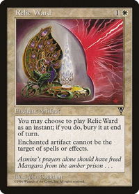 Relic Ward - Visions (VIS) #16 - Uncommon Magic: The Gathering Trading Card