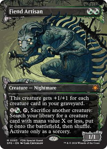 Fiend Artisan (Showcase) - Special Guests (SPG) #83 - Mythic Rare Magic: The Gathering Trading Card