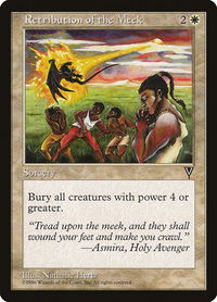 Retribution of the Meek - Visions (VIS) #19 - Rare Magic: The Gathering Trading Card
