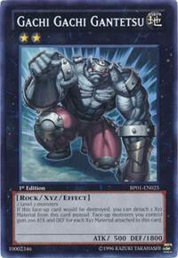 Gachi Gachi Gantetsu - Battle Pack: Epic Dawn YuGiOh trading card