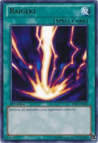 Raigeki - Battle Pack: Epic Dawn (BP01) #BP01-EN032 - Rare YuGiOh Trading Card