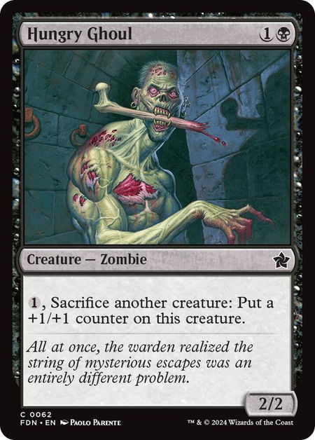 Hungry Ghoul - Foundations Magic: The Gathering trading card