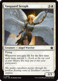 Vanguard Seraph - Foundations (FDN) #28 - Common Magic: The Gathering Trading Card