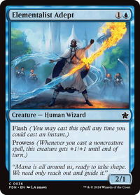 Elementalist Adept - Foundations (FDN) #36 - Common Magic: The Gathering Trading Card