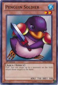 Penguin Soldier trading card from Battle Pack: Epic Dawn Penguin Soldier - Battle Pack: Epic Dawn YuGiOh trading card
