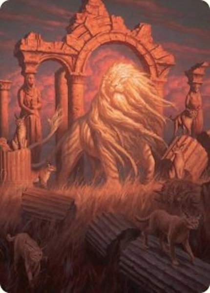 Arahbo, the First Fang Art Card (26/54) trading card from Art Series: Foundations Arahbo, the First Fang Art Card (26/54) - Art Series: Foundations Magic: The Gathering trading card