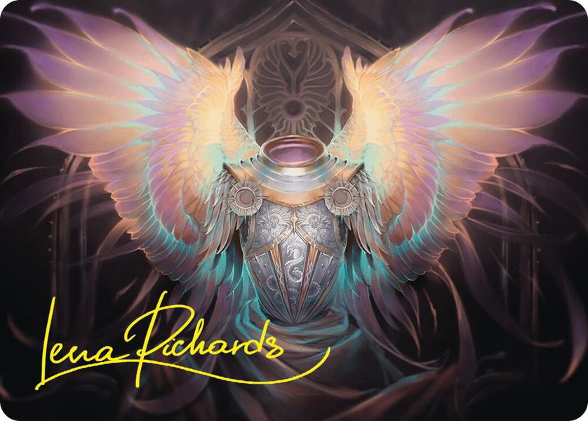Celestial Armor Art Card (2/54) (Gold-Stamped Signature) trading card from Art Series: Foundations Celestial Armor Art Card (2/54) (Gold-Stamped Signature) - Art Series: Foundations Magic: The Gathering trading card