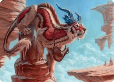 Felidar Savior Art Card (3/54) - Art Series: Foundations (ASFDN) #3 - Special Magic: The Gathering Trading Card