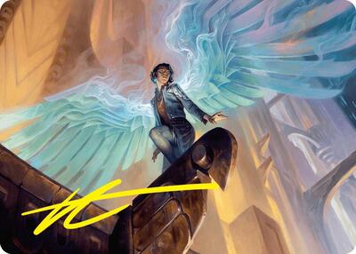 Giada, Font of Hope Art Card (20/54) (Gold-Stamped Signature) - Art Series: Foundations (ASFDN) #20 - Special Magic: The Gathering Trading Card