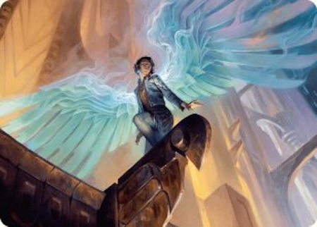 Giada, Font of Hope Art Card (20/54) - Art Series: Foundations Magic: The Gathering trading card