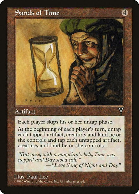 Sands of Time - Visions Magic: The Gathering trading card
