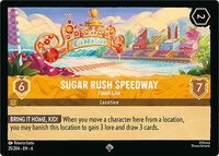Sugar Rush Speedway - Finish Line - Azurite Sea (6) #35/204 - Super Rare Disney Lorcana Trading Card