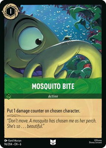 Mosquito Bite - Azurite Sea (6) #96/204 - Uncommon Disney Lorcana Trading Card