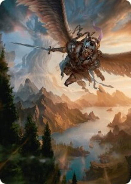 Youthful Valkyrie Art Card (28/54) trading card from Art Series: Foundations Youthful Valkyrie Art Card (28/54) - Art Series: Foundations Magic: The Gathering trading card