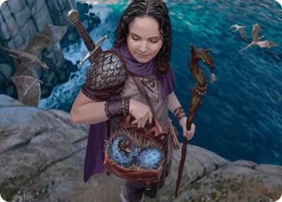 Drake Hatcher Art Card (5/54) - Art Series: Foundations (ASFDN) #5 - Special Magic: The Gathering Trading Card