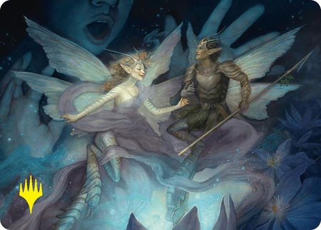 Faebloom Trick Art Card (6/54) (Gold-Stamped Signature) trading card from Art Series: Foundations Faebloom Trick Art Card (6/54) (Gold-Stamped Signature) - Art Series: Foundations Magic: The Gathering trading card