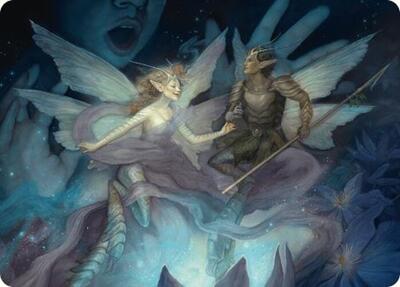 Faebloom Trick Art Card (6/54) - Art Series: Foundations (ASFDN) #6 - Special Magic: The Gathering Trading Card
