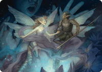 Faebloom Trick Art Card (6/54) - Art Series: Foundations (ASFDN) #6 - Special Magic: The Gathering Trading Card