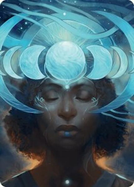 Lunar Insight Art Card (31/54) trading card from Art Series: Foundations Lunar Insight Art Card (31/54) - Art Series: Foundations Magic: The Gathering trading card
