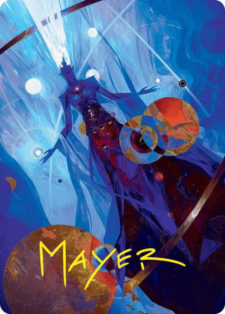 Omniscience Art Card (32/54) (Gold-Stamped Signature) trading card from Art Series: Foundations Omniscience Art Card (32/54) (Gold-Stamped Signature) - Art Series: Foundations Magic: The Gathering trading card