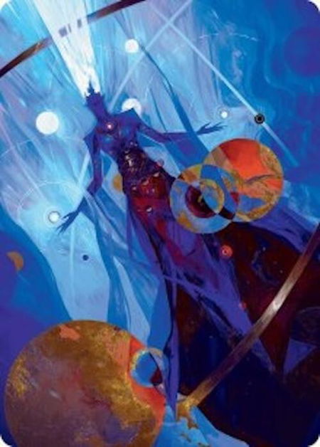 Omniscience Art Card (32/54) - Art Series: Foundations Magic: The Gathering trading card