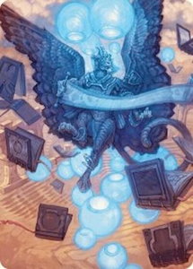 Sphinx of Forgotten Lore Art Card (33/54) - Art Series: Foundations (ASFDN) #33 - Special Magic: The Gathering Trading Card