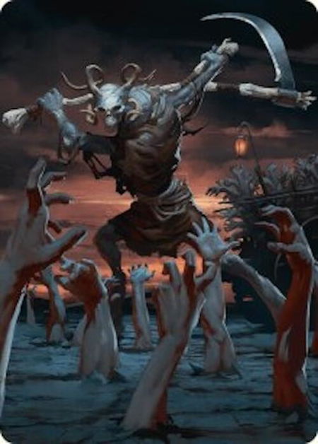 Abyssal Harvester Art Card (34/54) - Art Series: Foundations Magic: The Gathering trading card