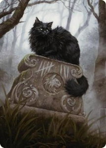 Nine-Lives Familiar 2 Art Card (36/54) - Art Series: Foundations (ASFDN) #36 - Special Magic: The Gathering Trading Card