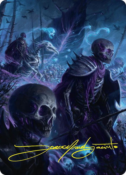 Rise of the Dark Realms Art Card (37/54) (Gold-Stamped Signature) - Art Series: Foundations Magic: The Gathering trading card