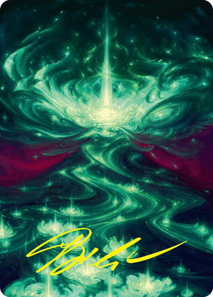 Genesis Wave Art Card (54/54) (Gold-Stamped Signature) - Art Series: Foundations Magic: The Gathering trading card