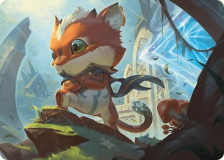 Loot, Exuberant Explorer Art Card (12/54) - Art Series: Foundations Magic: The Gathering trading card