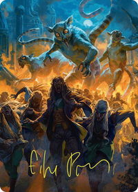 Preposterous Proportions Art Card (43/54) (Gold-Stamped Signature) - Art Series: Foundations (ASFDN) #43 - Special Magic: The Gathering Trading Card