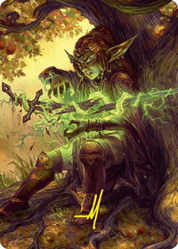 Reclamation Sage Art Card (45/54) (Gold-Stamped Signature) - Art Series: Foundations (ASFDN) #45 - Special Magic: The Gathering Trading Card