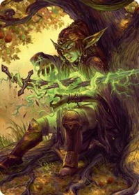 Reclamation Sage Art Card (45/54) - Art Series: Foundations (ASFDN) #45 - Special Magic: The Gathering Trading Card