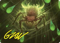 Spinner of Souls Art Card (13/54) (Gold-Stamped Signature) - Art Series: Foundations (ASFDN) #13 - Special Magic: The Gathering Trading Card