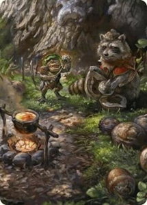 Sylvan Scavenging Art Card (46/54) - Art Series: Foundations (ASFDN) #46 - Special Magic: The Gathering Trading Card
