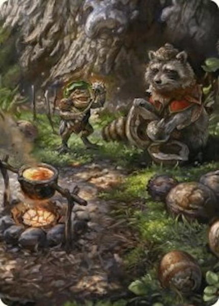 Sylvan Scavenging Art Card (46/54) trading card from Art Series: Foundations Sylvan Scavenging Art Card (46/54) - Art Series: Foundations Magic: The Gathering trading card
