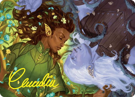 Wardens of the Cycle Art Card (17/54) (Gold-Stamped Signature) - Art Series: Foundations Magic: The Gathering trading card