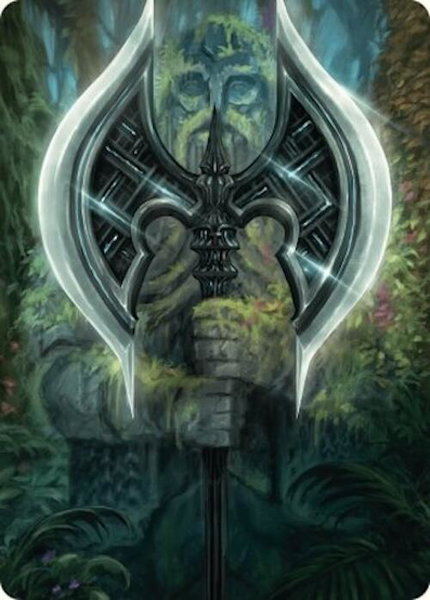 Leyline Axe Art Card (49/54) trading card from Art Series: Foundations Leyline Axe Art Card (49/54) - Art Series: Foundations Magic: The Gathering trading card
