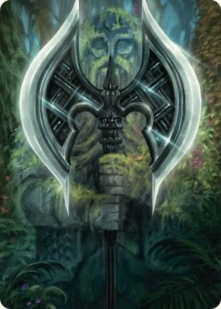 Leyline Axe Art Card (49/54) trading card from Art Series: Foundations Leyline Axe Art Card (49/54) - Art Series: Foundations Magic: The Gathering trading card