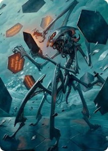 Scrawling Crawler Art Card (50/54) - Art Series: Foundations (ASFDN) #50 - Special Magic: The Gathering Trading Card