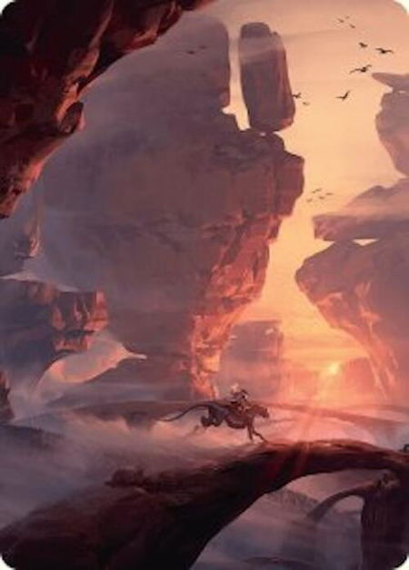 Mountain Art Card (24/54) - Art Series: Foundations Magic: The Gathering trading card