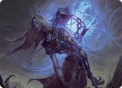 Soul-Shackled Zombie Art Card (9/54) - Art Series: Foundations (ASFDN) #9 - Special Magic: The Gathering Trading Card