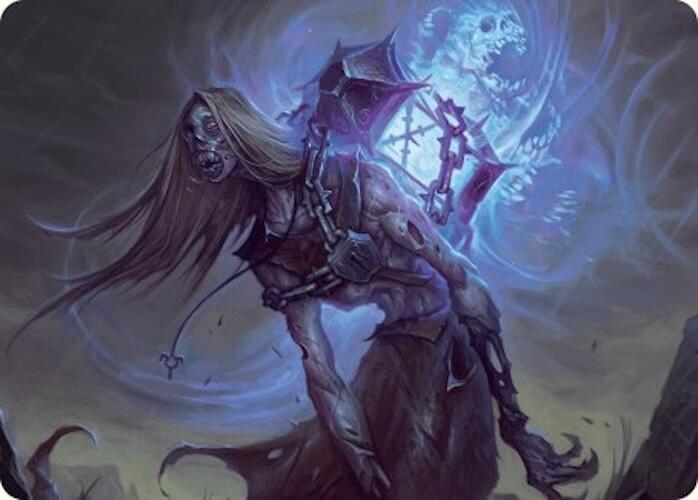 Soul-Shackled Zombie Art Card (9/54) trading card from Art Series: Foundations Soul-Shackled Zombie Art Card (9/54) - Art Series: Foundations Magic: The Gathering trading card