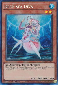 Deep Sea Diva (PCR) - Quarter Century Bonanza #RA03-EN004 - Prismatic Collector's Rare YuGiOh Trading Card