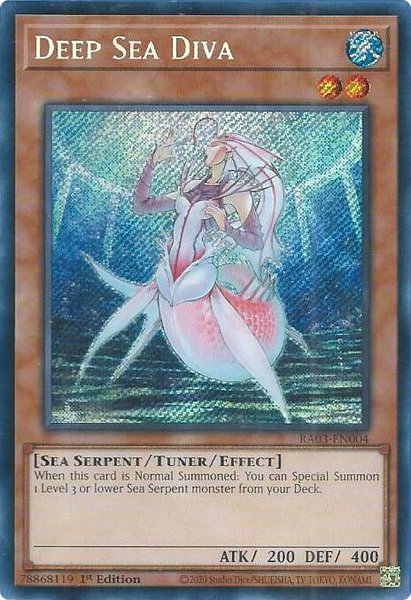 Deep Sea Diva (Secret Rare) - Quarter Century Bonanza YuGiOh trading card